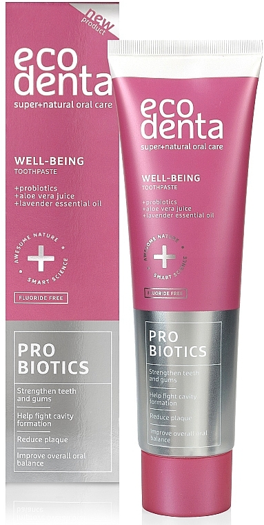 Probiotic Toothpaste - Ecodenta Toothpaste Probiotics Well-Being — photo N1