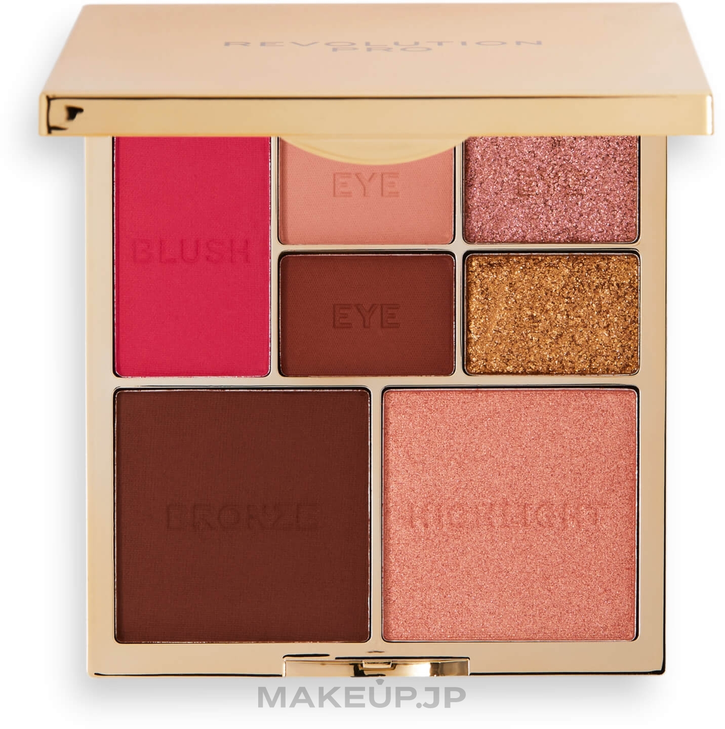 Makeup Palette - Revolution Pro True Love Face Palette — photo Medium Deep