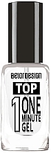 Fragrances, Perfumes, Cosmetics Szybkoschn№cy utrwalacz do lakieru - Belor Design One Minute Gel Top