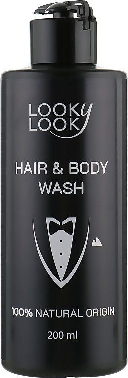Menthol & Lime Hair & Body Wash - Looky Look Man Care Hair&Body Wash — photo N1