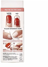 False Nails with Glue Set 'French Manicure' - Kiss Impress So French Nails — photo N3