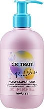 Fragrances, Perfumes, Cosmetics Thin Hair Conditioner - Inebrya Ice Cream Pro-Volume Conditioner