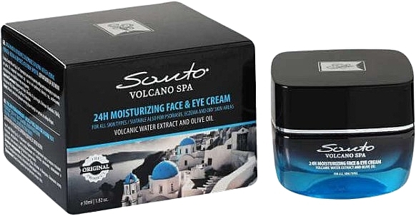 24H Moisturizing Face & Eye Cream - Santo Volcano Spa 24H Moisturizing Face & Eye Cream — photo N1