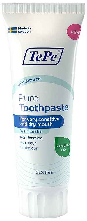 Toothpaste for Sensitive Gums - TePe Pure Toothpaste — photo N1