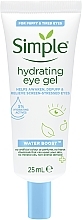 Fragrances, Perfumes, Cosmetics Moisturizing Eye Contour Gel - Simple Water Boost Hydrating Eye Gel