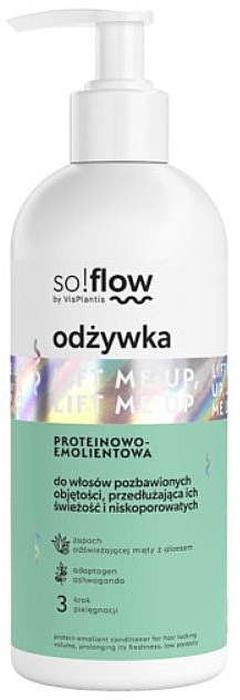 Conditioner for Low-Porosity Flat Hair - So! Flow by VisPlantis — photo N1