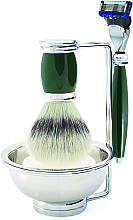 Fragrances, Perfumes, Cosmetics Shaving Set - Edwin Jagger Bulbous Green Fusion Pro Glide