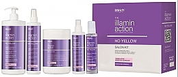 Fragrances, Perfumes, Cosmetics Hair Lamination Set, 5 products - Dikson Illaminaction No Yellow Salon Kit