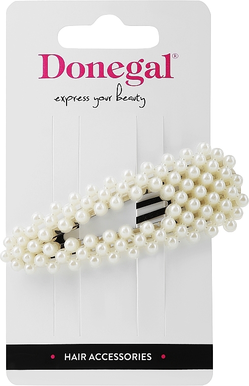 Hair Clip with Pearls - Donegal — photo N1