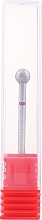 Diamond Ball Nail Drill Bit, red - Deni Carte CL/F5 — photo N2