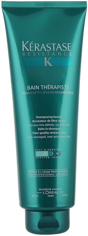 Repair Balm-in-Shampoo for Very Damaged Hair - Kerastase Resistance Therapist Balm-in-Shampoo — photo N2