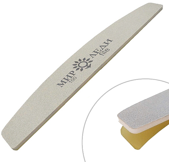 Nail File Refill "Dome", thick, 100 - Mir Ledy — photo N1