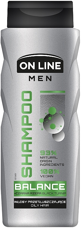 Shampoo for Oily Hair - On Line Men Balance Shampoo — photo N1
