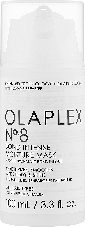 Restoration Of Hair Structure Blond Intense Moisture Mask - Olaplex №8 Blond Intense Moisture Mask — photo N1