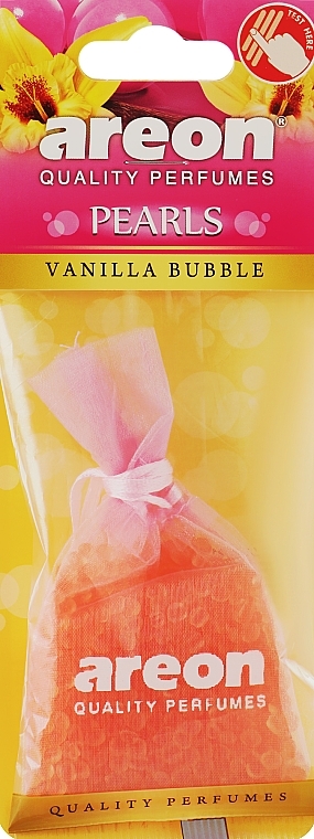 Vanilla & Bubblegum Air Freshener - Areon Pearls Vanilla Bubble — photo N1