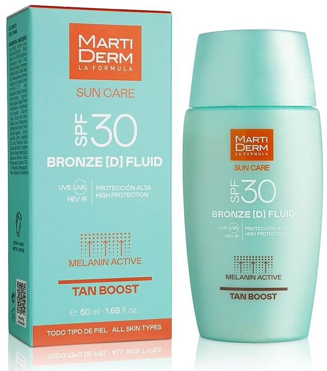 Sunscreen Fluid - MartiDerm Sun Care Bronze (D) Fluid SPF 30+ — photo N4