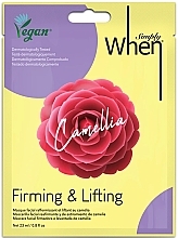 Fragrances, Perfumes, Cosmetics Firming & Lifting Face Mask - When Simply Vegan Camellia Firming & Lifting Mask