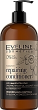 Fragrances, Perfumes, Cosmetics Repairing Biokeratin Gold Conditioner - Eveline Cosmetics Organic Gold Regenerating Hair Conditioner With Biokeratin Extract