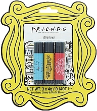 Fragrances, Perfumes, Cosmetics Lip Balm Set - Paladone Beauty Friends Beauty Door Lip Balm Trio (lip/balm/3x4g)