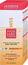 Fragrances, Perfumes, Cosmetics Sunscreen Lotion SPF30 - Hada Labo Tokyo Super Moisturizer Sun Lotion SPF30