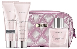 Fragrances, Perfumes, Cosmetics Farmasi Signature Gift Set	 - Set (edp/50ml + sh/gel/100ml + b/lot/100ml + bag/1pcs)	