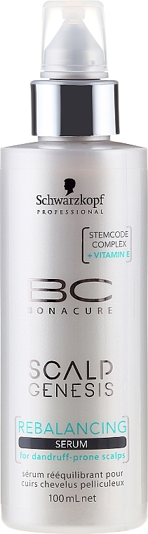 Hair Serum - Schwarzkopf Professional BC Scalp Genesis Rebalancing Serum — photo N2