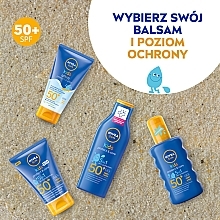 Body Sunscreen Lotion - Nivea Sun Kids Protect & Care SPF 50 — photo N7