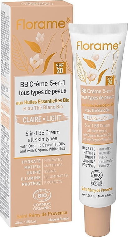 5-in-1 BB Cream - Florame BB Cream SPF 20 — photo N1