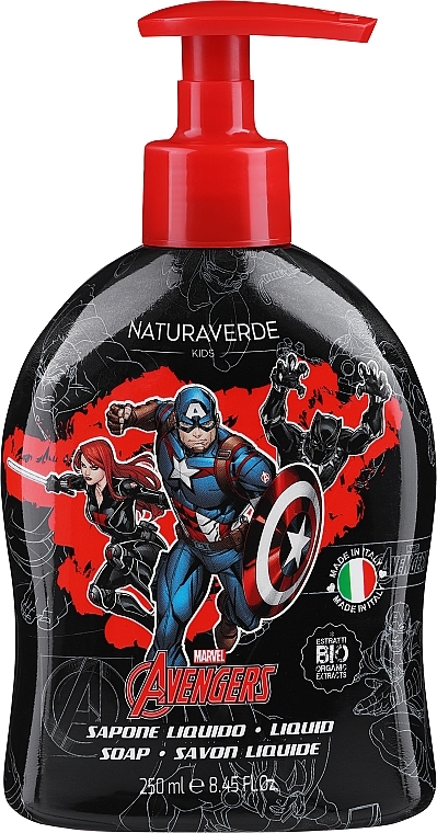 Kids Liquid Soap - Naturaverde Kids Avengers Liquid Soap — photo N1