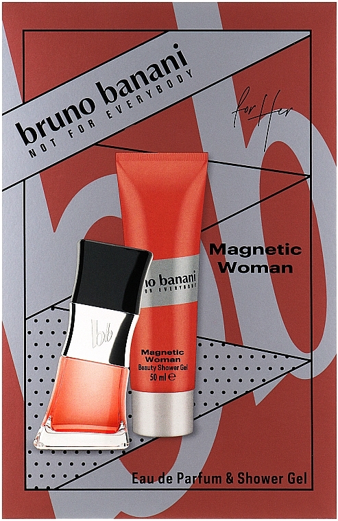 Bruno Banani Magnetic Woman - Set (edp/30ml + sh/gel/50ml) — photo N1