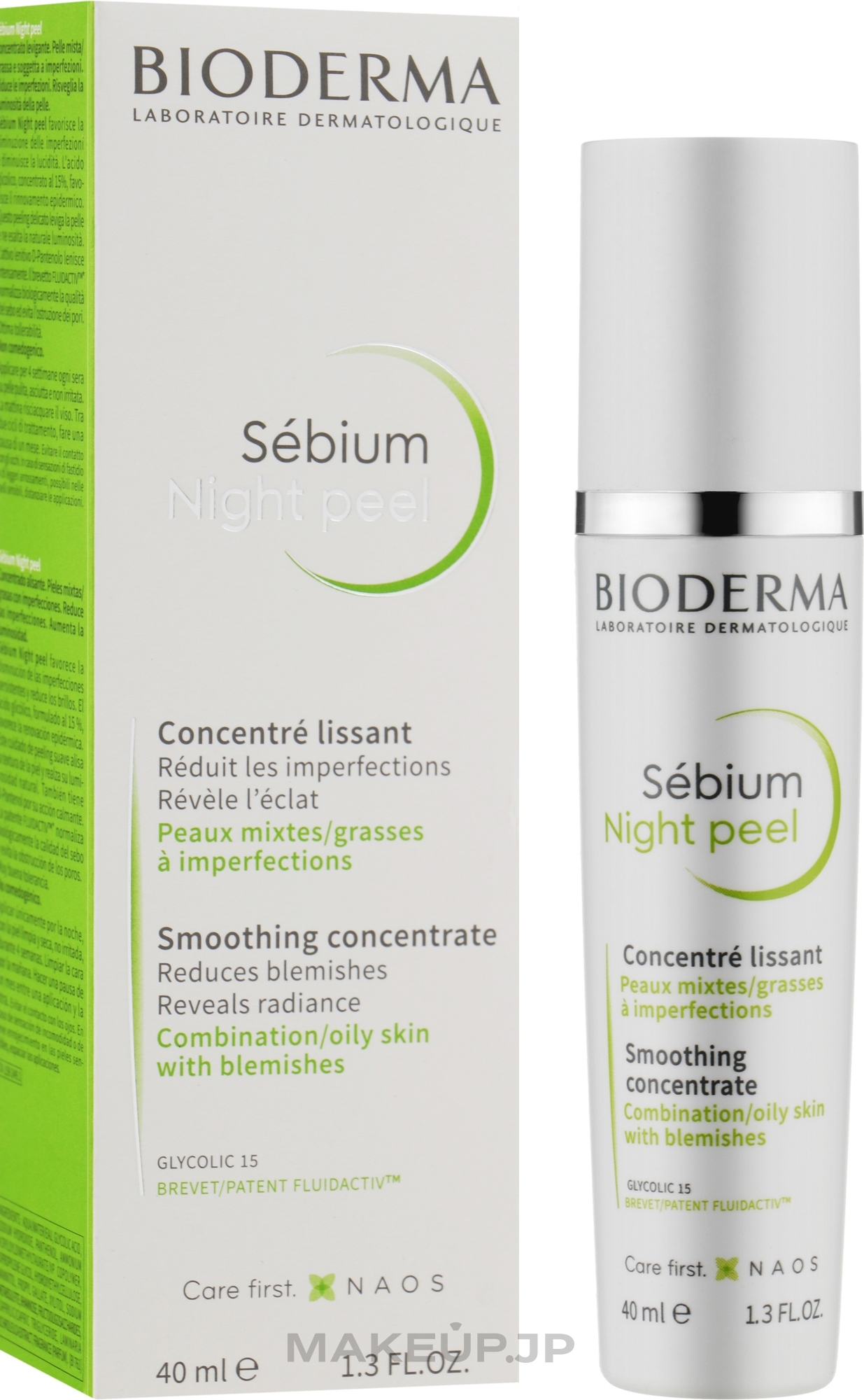 Smoothing Concentrate - Bioderma Sebium Night Peel Smoothing Concentrate — photo 40 ml