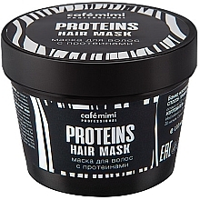 Fragrances, Perfumes, Cosmetics Protein Hair Mask - Cafe Mimi Professional Proteins Hair Mask