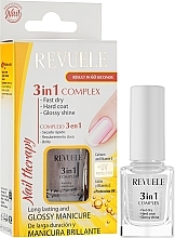 3 in 1 Nail Complex "Drying, Coating, Shine" - Revuele Nail Therapy — photo N2