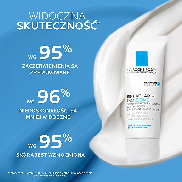 Oily and Problem Skin Repairing & Moisturizing Cream - La Roche-Posay Effaclar H Iso Biome — photo N5