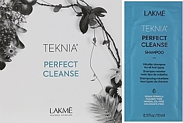 Fragrances, Perfumes, Cosmetics Deep Cleansing Micellar Shampoo - Lakme Teknia Perfect Cleanse Shampoo (sample)