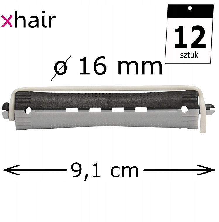 Cold Perm Rods, d16 mm, gray-black, 12 pcs. - Xhair — photo N2