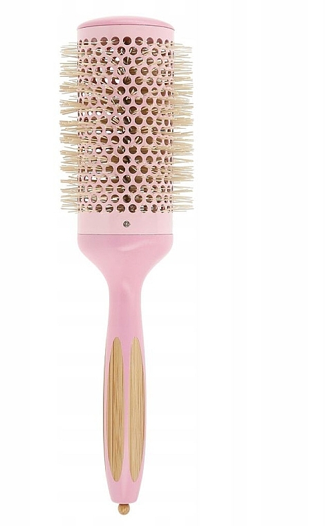 Round Hair Brush - Ilu Hair Brush BambooM Round 52 mm — photo N1