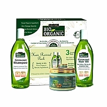 Fragrances, Perfumes, Cosmetics Set - Indus Valley Bio Organic Hair Set (h/oil/25ml + sham/25ml + h/gel/50ml)