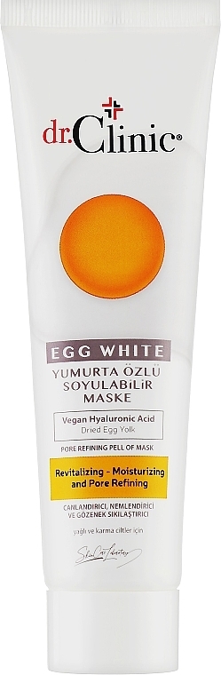 Repairing Face Mask with Egg White - Dr. Clinic Pore Refining Peef Of Mask — photo N1