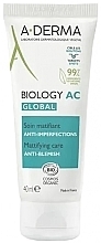 Fragrances, Perfumes, Cosmetics Cream for Problem-Prone Skin - A-Derma Biology AC Global Mattifying Care Anti-Blemish