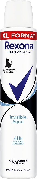 Deodorant Spray "Invisible Aqua" - Rexona Deodorant Spray — photo N9