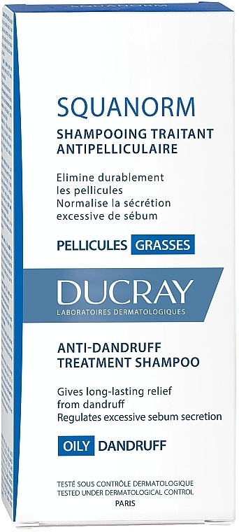 Anti Oily Dandruff Shampoo - Ducray Squanorm Kertiol Shampoo — photo N3