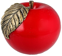 Fragrances, Perfumes, Cosmetics Paraffinic Apple Decorative Candle, red, 12cm - Artman