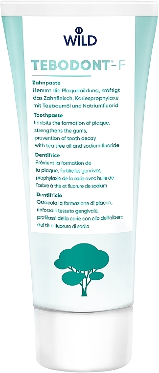 Tea Tree Toothpaste - Dr Wild Tebodont — photo N1