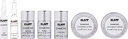 Mini Facial Teratment Set - Klapp Diamond Treatment (f/lot/7.5ml + f/peel/7ml + f/ton/7ml + f/ser/5ml + mask/act/3ml + mask/powder/3ml + f/cr/7.5ml) — photo N1