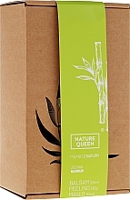 Fragrances, Perfumes, Cosmetics Set "Bamboo" - Nature Queen (peel/250g + b/butter/150ml + b/lotion/200ml)