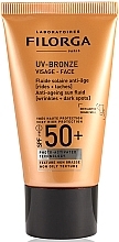 Fragrances, Perfumes, Cosmetics Sun Anti-Aging Cream - Filorga UV-Bronze Face Anti-Ageing Sun Fluid SPF50+ 