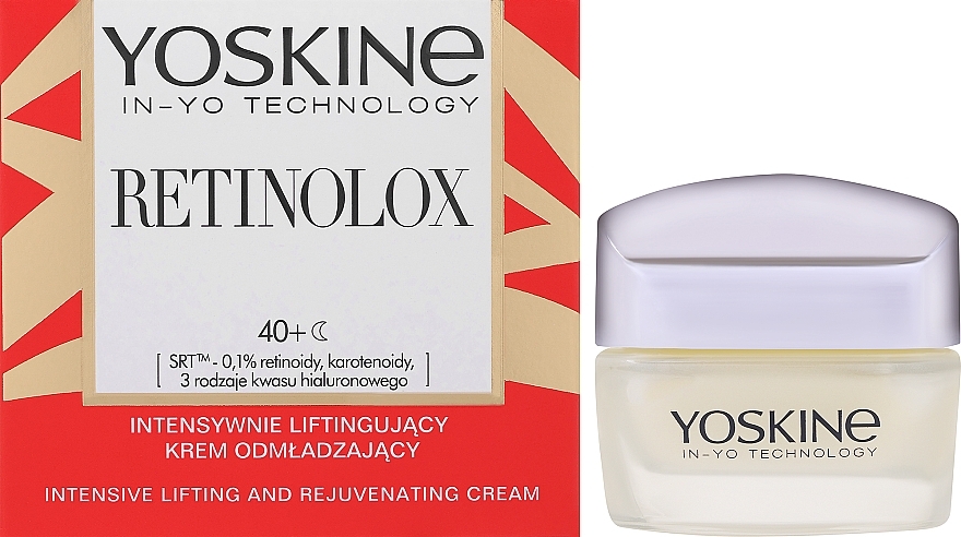 Intensive Rejuvenating Lifting Cream - Yoskine Retinolox 40+ Intensive Lifting and Rejuvenating Cream — photo N2