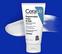 Moisturizing Cream for Dry and Very Dry Hand Skin - CeraVe Reparative Hand Cream — photo N9