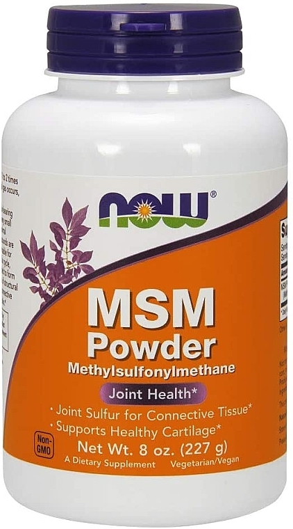 Dietary Supplement "MSM", powder - Now Foods MSM Powder — photo N1